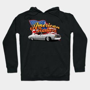 distressed american badass chevy chevelle ss Hoodie